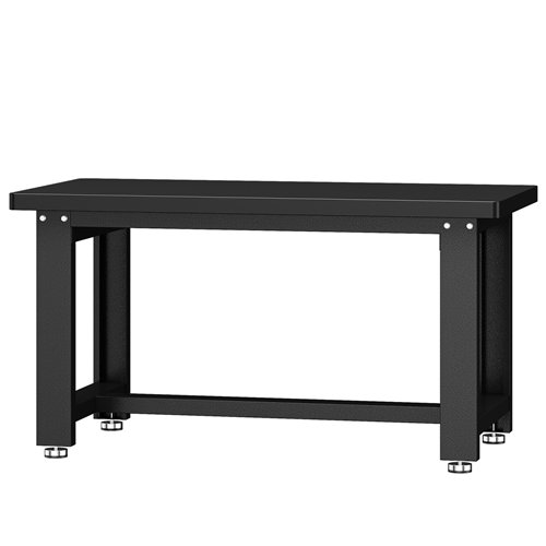 Commercial Heavy Duty Cold‑Rolled Steel Work Table 1500×750 mm – Black | Stalwart DA-SARTTB02