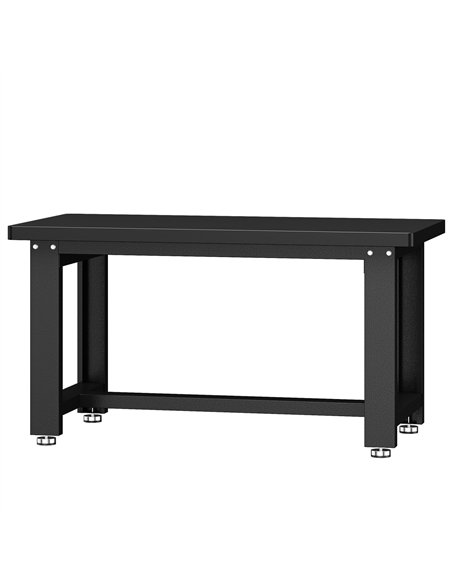Commercial Heavy Duty Cold‑Rolled Steel Work Table 1500×750 mm – Black | Stalwart DA-SARTTB02