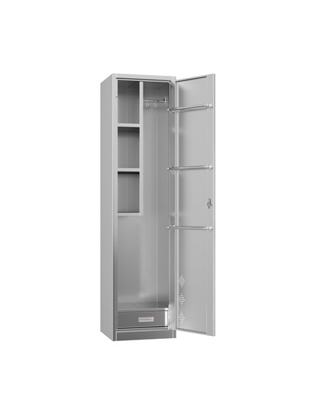 Commercial Stainless Steel 1‑Door Cleaning Cabinet, 1800×400×400 mm | Stalwart DA-SARTSS11