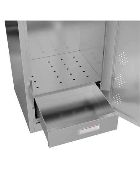 Commercial Stainless Steel 1‑Door Cleaning Cabinet, 1800×400×400 mm | Stalwart DA-SARTSS11