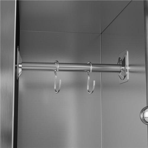 Commercial Stainless Steel 1‑Door Cleaning Cabinet, 1800×400×400 mm | Stalwart DA-SARTSS11