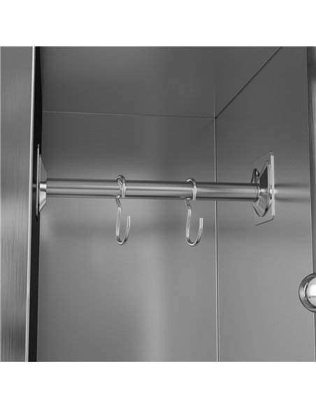 Commercial Stainless Steel 1‑Door Cleaning Cabinet, 1800×400×400 mm | Stalwart DA-SARTSS11