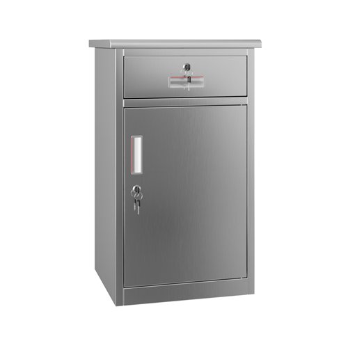 Commercial Stainless Steel 1‑Door Cabinet 750×400×400 mm | Stalwart DA-SARTSS1DW