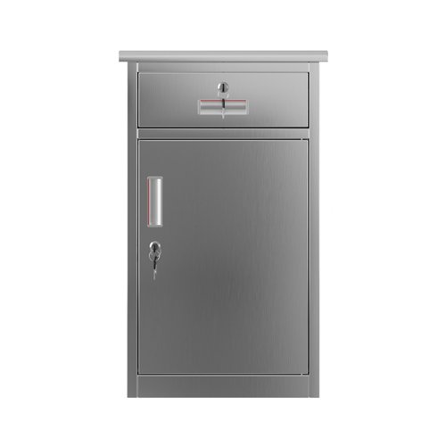 Commercial Stainless Steel 1‑Door Cabinet 750×400×400 mm | Stalwart DA-SARTSS1DW