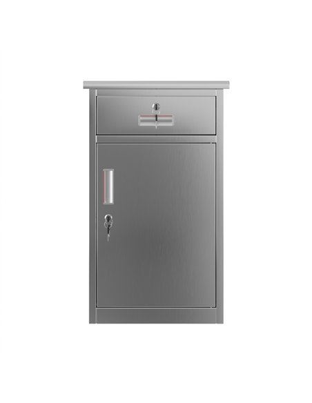 Commercial Stainless Steel 1‑Door Cabinet 750×400×400 mm | Stalwart DA-SARTSS1DW