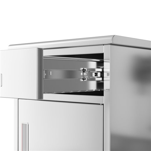 Commercial Stainless Steel 1‑Door Cabinet 750×400×400 mm | Stalwart DA-SARTSS1DW