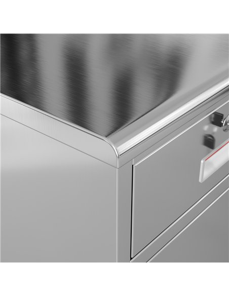 Commercial Stainless Steel 1‑Door Cabinet 750×400×400 mm | Stalwart DA-SARTSS1DW