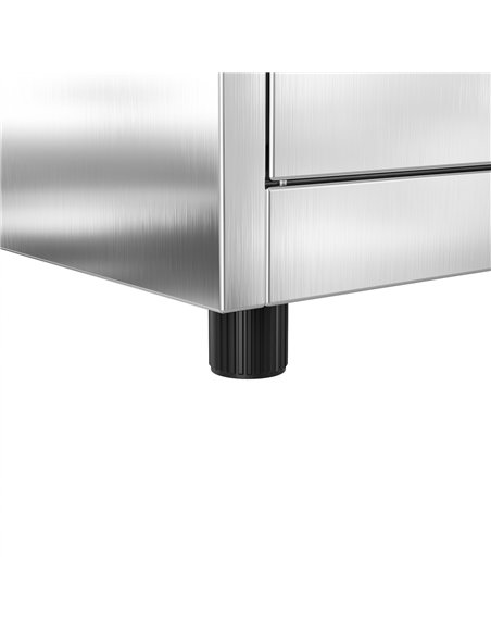 Commercial Stainless Steel Office Table 1400×700 mm | Stalwart DA-SARTTB2D3W