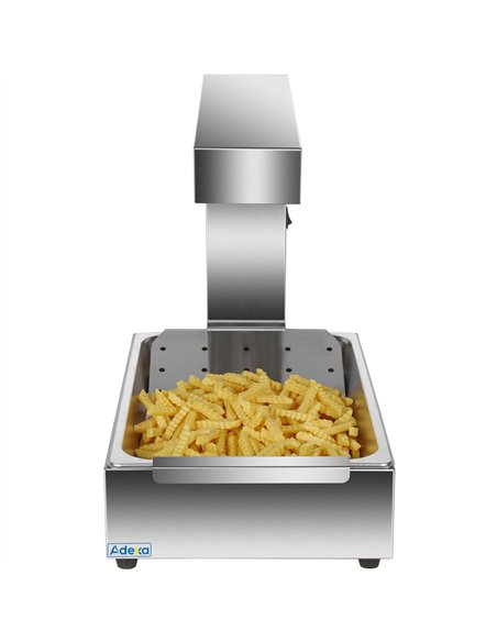 Commercial Food Warmer &amp Chip Scuttle Station 330×590×500mm 30–85°C 1000W | Stalwart DA-FW330