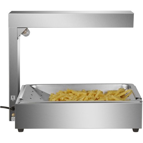 Commercial Food Warmer &amp Chip Scuttle Station 330×590×500mm 30–85°C 1000W | Stalwart DA-FW330