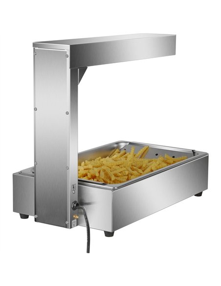 Commercial Food Warmer &amp Chip Scuttle Station 330×590×500mm 30–85°C 1000W | Stalwart DA-FW330