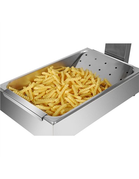 Commercial Food Warmer &amp Chip Scuttle Station 330×590×500mm 30–85°C 1000W | Stalwart DA-FW330