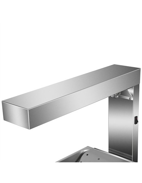 Commercial Food Warmer &amp Chip Scuttle Station 330×590×500mm 30–85°C 1000W | Stalwart DA-FW330