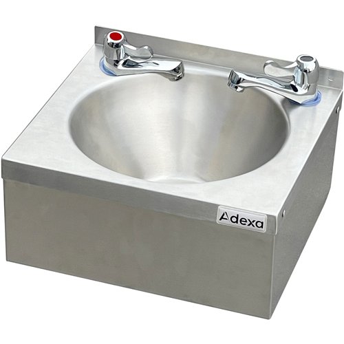 Wall Mounted Round Hand Wash Basin Stainless Steel 300x300x160mm | Stalwart DA-YLHW30