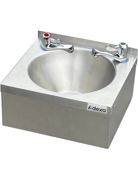 Wall Mounted Round Hand Wash Basin Stainless Steel 300x300x160mm | Stalwart DA-YLHW30