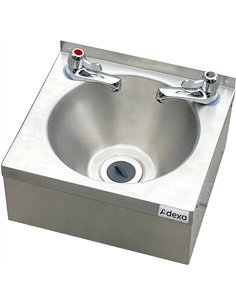 Wall Mounted Round Hand Wash Basin Stainless Steel 300x300x160mm | Stalwart DA-YLHW30 2