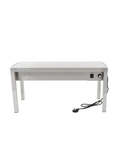 Commercial Single Tier Heated Gantry with Heat Bridge 1200×335×350mm  | Stalwart DA-WHESP1203435