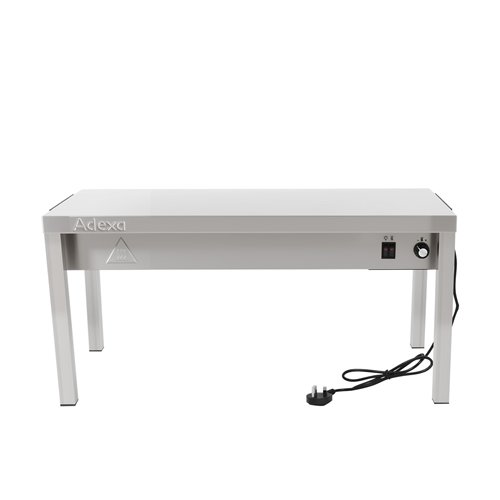 Commercial Single Tier Heated Gantry with Heat Bridge 1200×335×350mm  | Stalwart DA-WHESP1203435