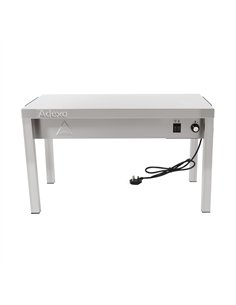 Commercial Single Tier Heated Gantry with Heat Bridge 600×335×350mm  | Stalwart DA-WHESP603435