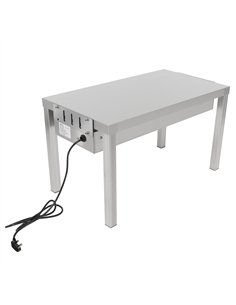 Commercial Single Tier Heated Gantry with Heat Bridge 600×335×350mm  | Stalwart DA-WHESP603435 2