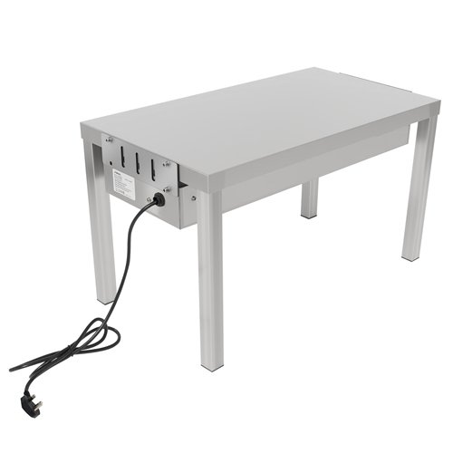 Commercial Single Tier Heated Gantry with Heat Bridge 600×335×350mm  | Stalwart DA-WHESP603435