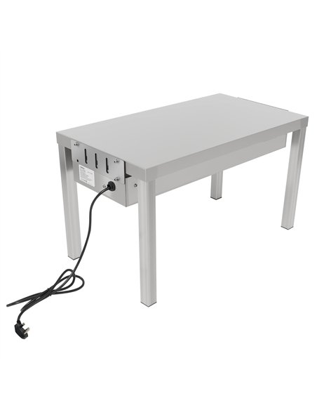 Commercial Single Tier Heated Gantry with Heat Bridge 600×335×350mm  | Stalwart DA-WHESP603435