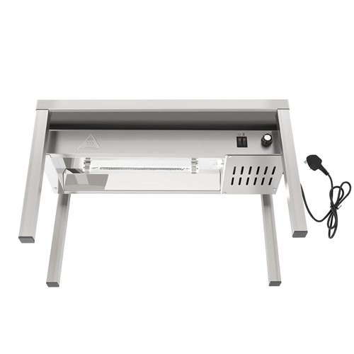 Commercial Single Tier Heated Gantry with Heat Bridge 600×335×350mm  | Stalwart DA-WHESP603435