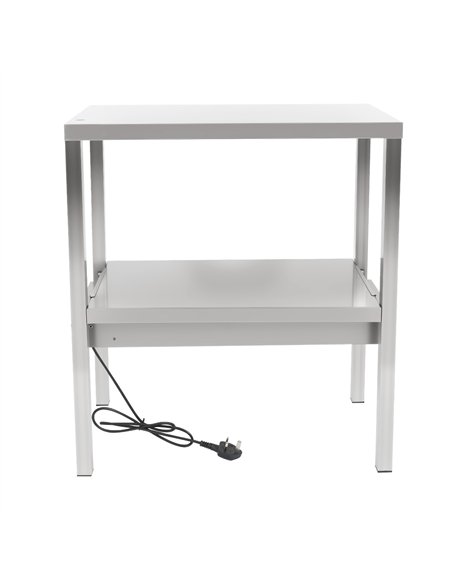 Commercial Double Tier Heated Gantry with Heat Bridge 600×335×700mm  | Stalwart DA-WHESP603470