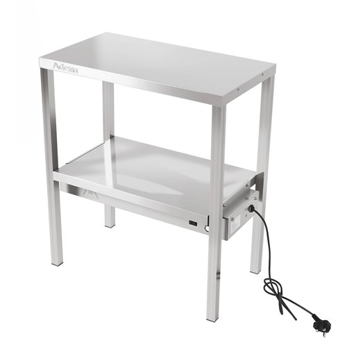 Commercial Double Tier Heated Gantry with Heat Bridge 600×335×700mm  | Stalwart DA-WHESP603470