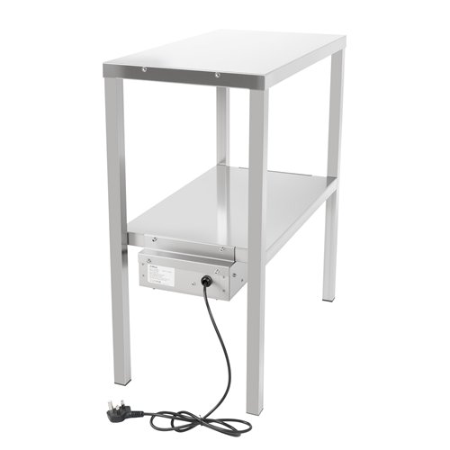 Commercial Double Tier Heated Gantry with Heat Bridge 600×335×700mm  | Stalwart DA-WHESP603470