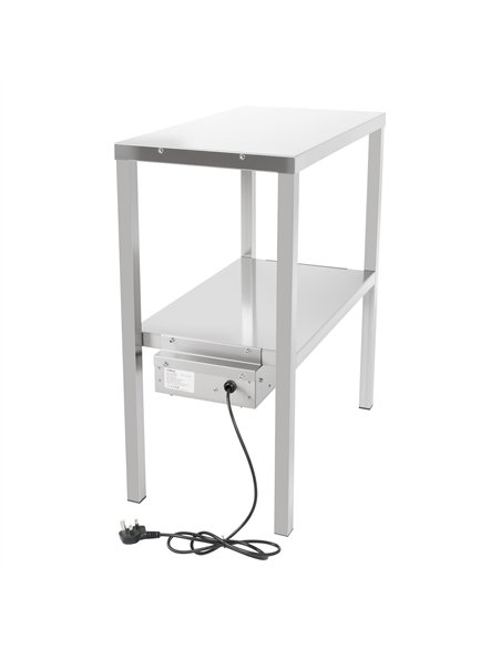 Commercial Double Tier Heated Gantry with Heat Bridge 600×335×700mm  | Stalwart DA-WHESP603470