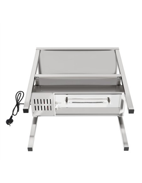 Commercial Double Tier Heated Gantry with Heat Bridge 600×335×700mm  | Stalwart DA-WHESP603470