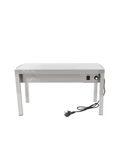 Commercial Single Tier Heated Gantry with Heat Bridge 900×335×350mm  | Stalwart DA-WHESP903435