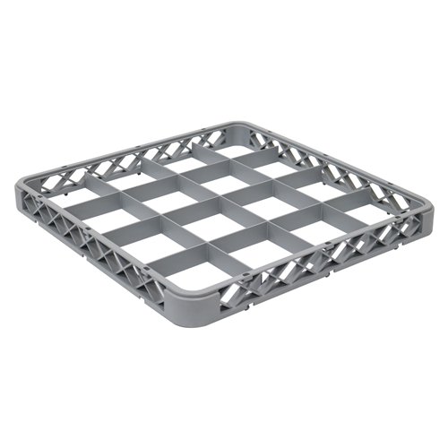 Commercial Cups/Glass rack 16 compartments 500x500x45mm Grey| Stalwart DA-WH061B16