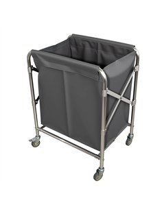 Commercial Stainless Steel Foldable Laundry Trolley – 895×660×860mm| Stalwart DA-H080A