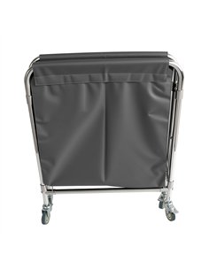 Commercial Stainless Steel Foldable Laundry Trolley – 895×660×860mm| Stalwart DA-H080A 2