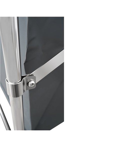 Commercial Stainless Steel Foldable Laundry Trolley – 895×660×860mm| Stalwart DA-H080A