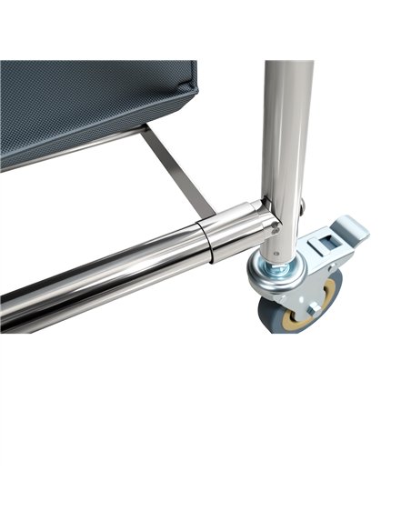 Commercial Stainless Steel Foldable Laundry Trolley – 895×660×860mm| Stalwart DA-H080A