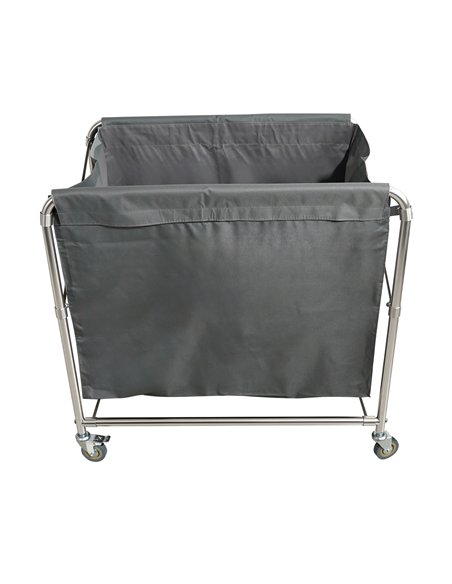 Commercial Stainless Steel Foldable Laundry Trolley – 660×495×860mm| Stalwart DA-H080C