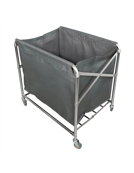 Commercial Stainless Steel Foldable Laundry Trolley – 660×495×860mm| Stalwart DA-H080C