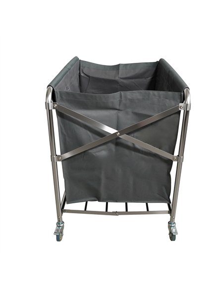 Commercial Stainless Steel Foldable Laundry Trolley – 660×495×860mm| Stalwart DA-H080C