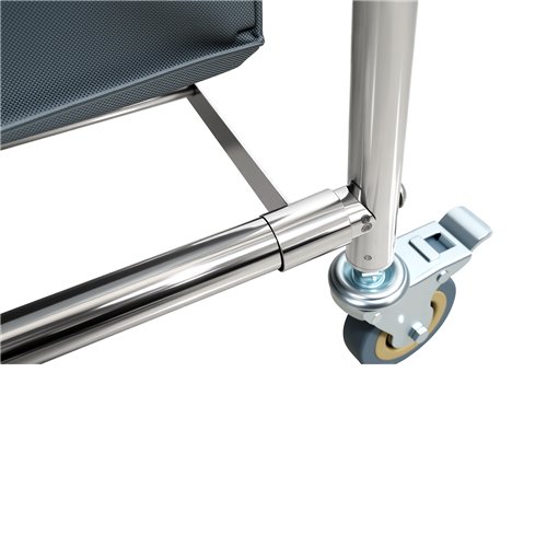 Commercial Stainless Steel Foldable Laundry Trolley – 660×495×860mm| Stalwart DA-H080C