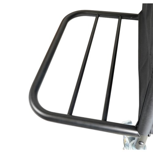 Commercial Stainless Steel Laundry Trolley with Shelves –  1110×490×1125mm Black| Stalwart DA-LT01B