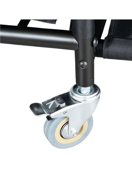 Commercial Stainless Steel Laundry Trolley with Shelves –  1110×490×1125mm Black| Stalwart DA-LT01B