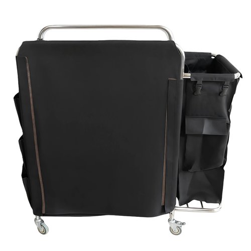 Commercial Stainless Steel Laundry Trolley with Shelves –  1110×490×1125mm Silver| Stalwart DA-LT01S