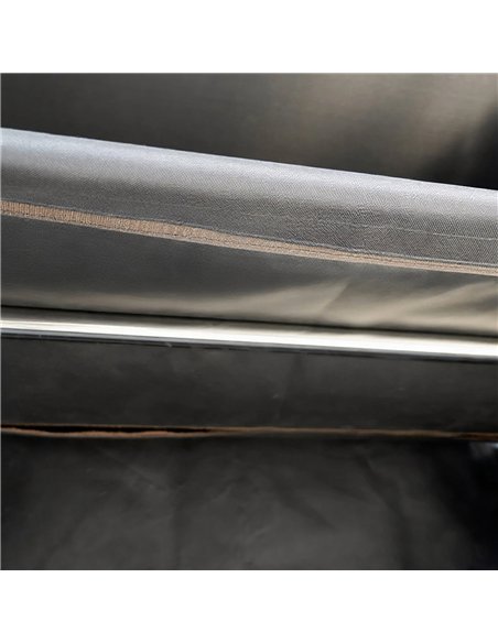 Commercial Stainless Steel Laundry Trolley with Shelves –  1110×490×1125mm Silver| Stalwart DA-LT01S