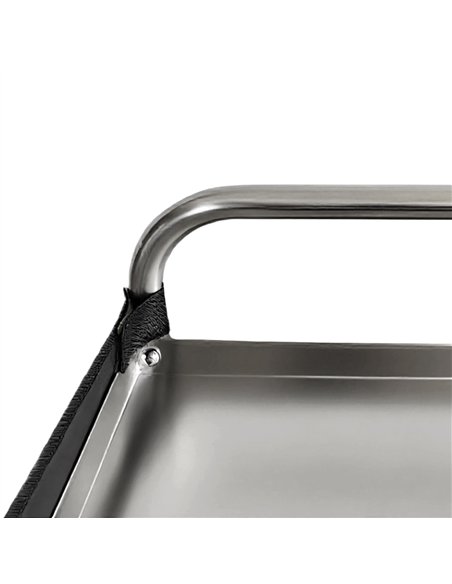 Commercial Stainless Steel Laundry Trolley with Shelves –  1110×490×1125mm Silver| Stalwart DA-LT01S