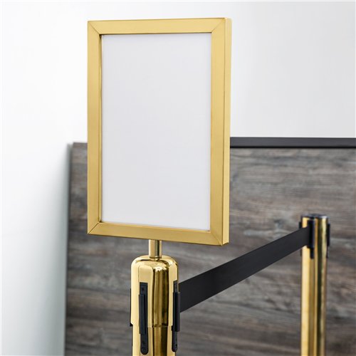 A4 Gold Sign Holder 210×297 mm | Stalwart DA-A009G