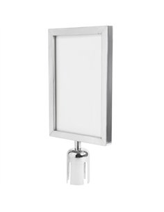 A4 Silver Sign Holder 210×297 mm | Stalwart DA-A009SS