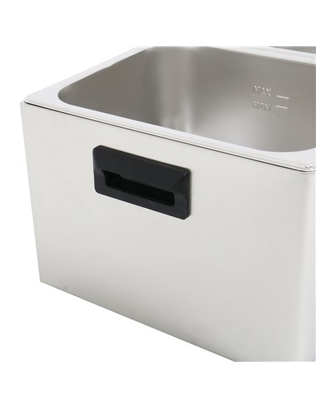 Commercial Hot dog / Sausage Warmer with Hinged Covers  2 x 8 litres | Stalwart DA-XDESW8D 